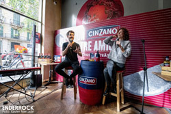 Xerrada-concert amb Joan Dausà i Agnès Marquès al restaurant Bocca Di Bonicacio de Barcelona 